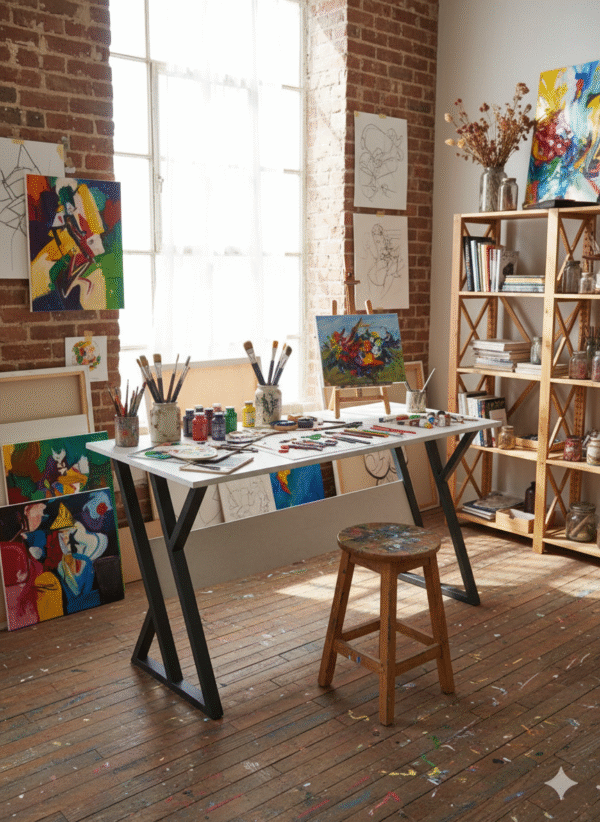 Bureau Z Noir – L'Élégance Polyvalente pour Chaque Espace