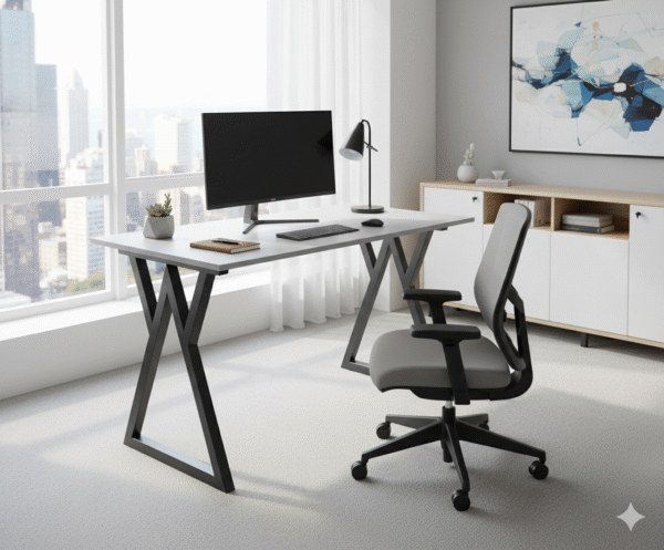 Bureau Assassin Noir – Puissance Design pour Travail & Gaming | Decomaroc