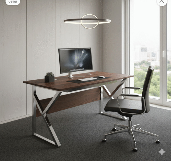 Bureau Élégance Blanc – Minimalisme Moderne pour Votre Espace de Travail | Decomaroc