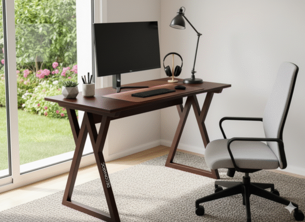 Bureau Assassin Noir – Puissance Design pour Travail & Gaming | Decomaroc